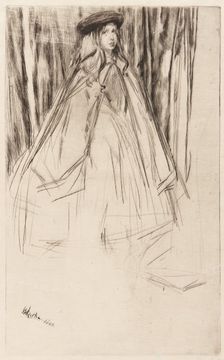 Annie Haden, 1860. Creator: James Abbott McNeill Whistler