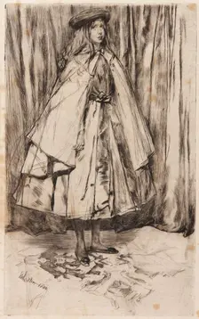 Annie Haden, 1860. Creator: James Abbott McNeill Whistler