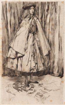 Annie Haden, 1860. Creator: James Abbott McNeill Whistler
