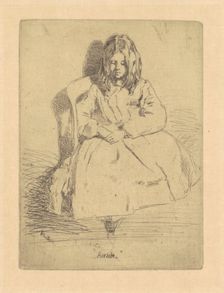 Annie, Seated, 1858/1859. Creator: James Abbott McNeill Whistler