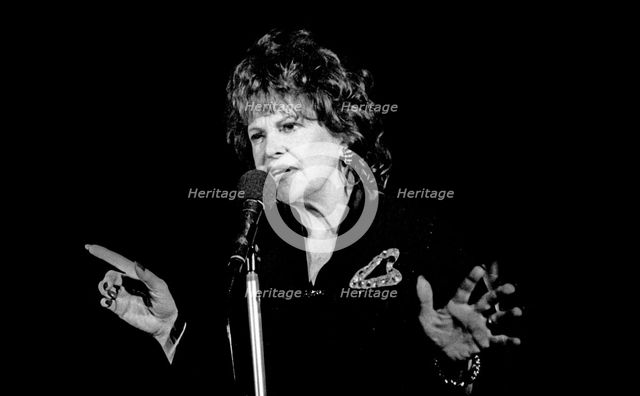 Annie Ross, Pizza On The Park, London, March 1996.  Artist: Brian O'Connor.