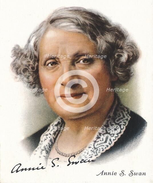 Annie S Swan, 1937. Artist: Unknown.