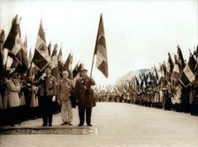 Anniversary ceremony of the liberation of Buchenwald concentration camp, Paris, 20th century