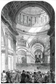 Anniversary Meeting of the Charity Children in St. Paul's Cathedral, Jun 6, 1850. Creator: Unknown