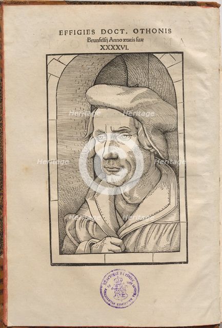 Annotationes Othonis Brunfelsii...in quatuor Euangelia & Acta Apostolorum..., 1535. Creators: Hans Baldung, Otto Brunfels.