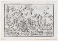 Anno 1690 (the Year 1690)..., ca. 1690. Creator: Giuseppe Maria Mitelli