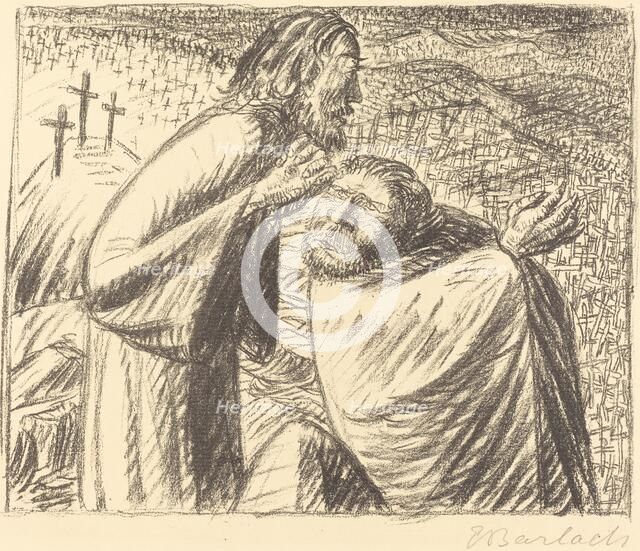 Anno Domini MCMXVI Post Christum Natum, 1916. Creator: Ernst Barlach.