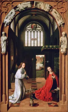 Annunciation 1452. Artist: Petrus Christus