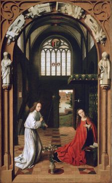 Annunciation 1452. Artist: Petrus Christus