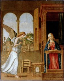 Annunciation, 1495. Creator: Giovanni Battista Cima da Conegliano
