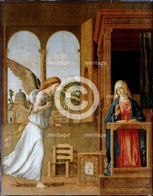 Annunciation, 1495. Creator: Giovanni Battista Cima da Conegliano.