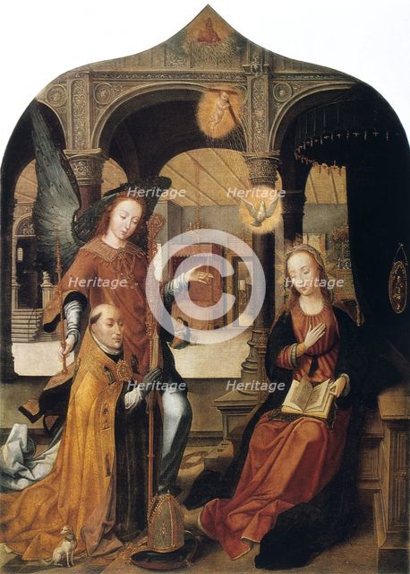 'Annunciation', 1516-1517. Artist: Jean Bellegambe