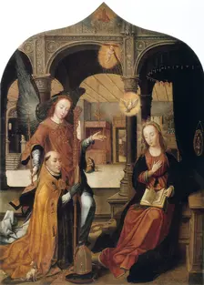 Annunciation 1516-1517. Artist: Jean Bellegambe