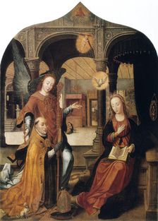 Annunciation 1516-1517. Artist: Jean Bellegambe