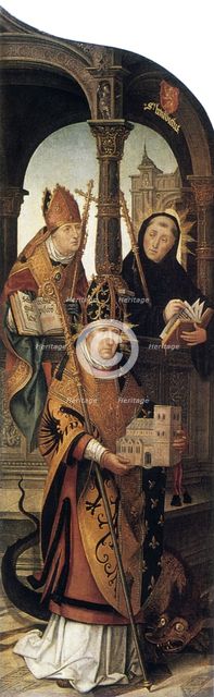 'Annunciation', 1516-1517. Artist: Jean Bellegambe