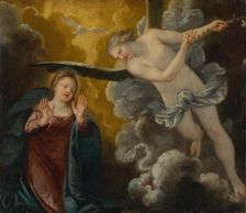Annunciation, 1660-1680. Creator: Pietro Liberi