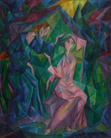 Annunciation of Mary, 1922. Creator: Maximilian Reinitz