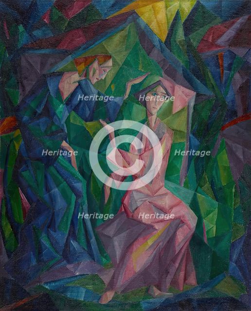 Annunciation of Mary, 1922. Creator: Maximilian Reinitz.