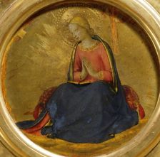Annunciation of the Virgin Mary (From the Perugia Altarpiece), ca 1437. Creator: Angelico, Fra Giovanni, da Fiesole (ca. 1400-1455)