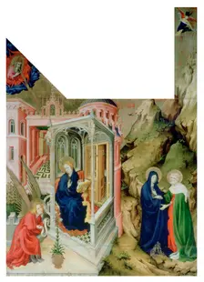 Annunciation and Visitation 1394-1399. Artist: Melchior Broederlam