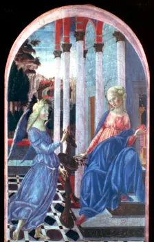 Annunciation c1470-1472. Artist: Francesco di Giorgio Martini