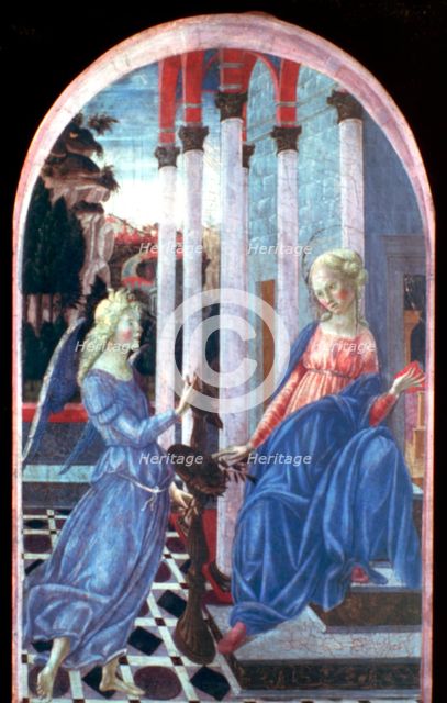 'Annunciation', c1470-1472. Artist: Francesco di Giorgio Martini