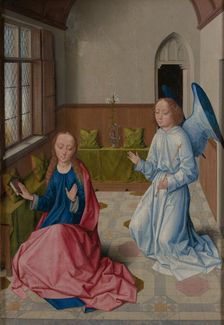 Annunciation, c1480. Creator: Follower of Dierick Bouts