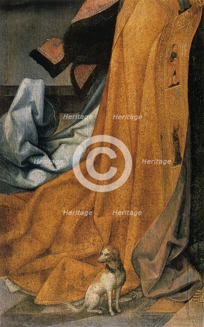 'Annunciation' (detail), 1516-1517. Artist: Jean Bellegambe