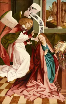 Annunciation to Mary, 1490. Creator: Rueland Frueauf d. Ä.