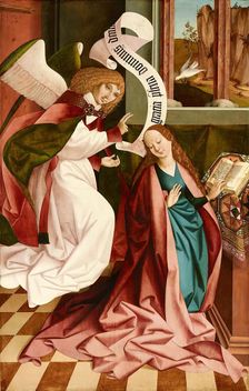 Annunciation to Mary, 1490. Creator: Rueland Frueauf d. Ä.