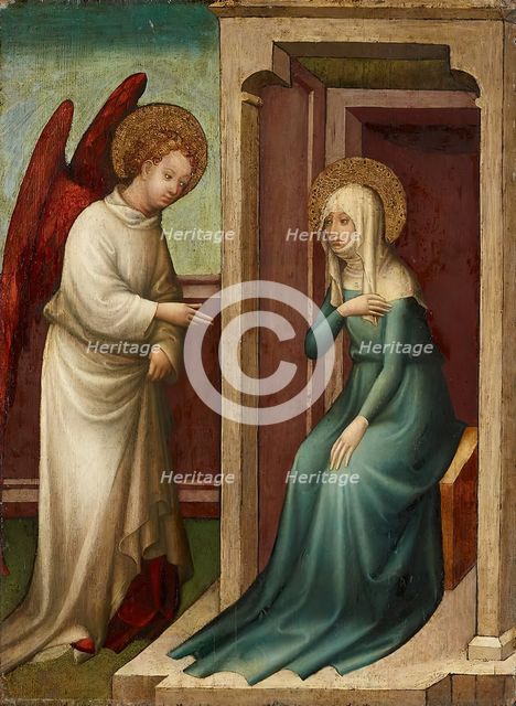 Annunciation to St. Anna, 1430. Creator: Master of Performances.