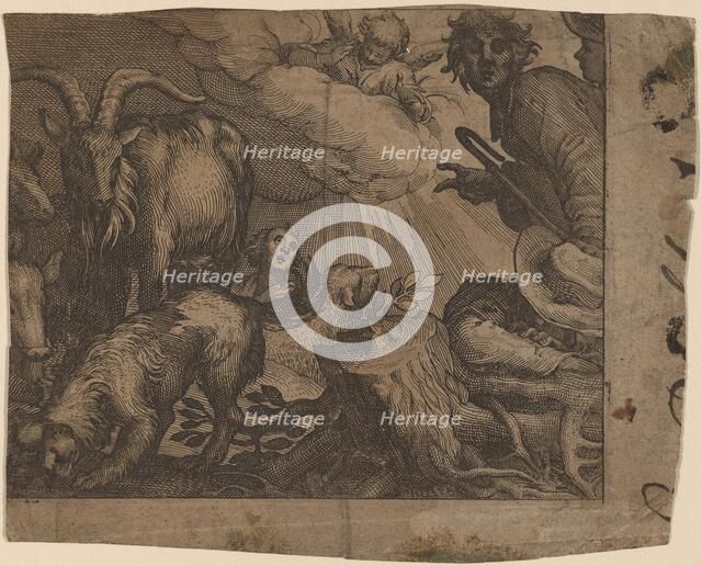 Annunciation to the Shepherds, after 1611. Creator: Unknown.