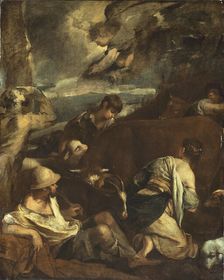 Annunciation to the Shepherds, c. 1710. Creator: Unknown