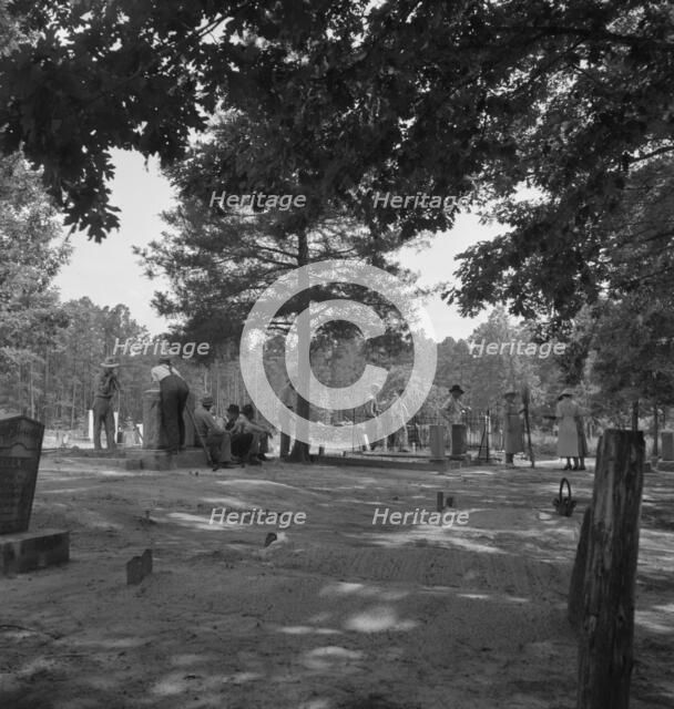 Annual cleansing day at Wheeley's Church, Person County, North Carolina, 1939. Creator: Dorothea Lange.