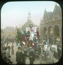 Annual Floral Festival, Chipping Campden, Gloucestershire, 1896. Artist: Henry Taunt