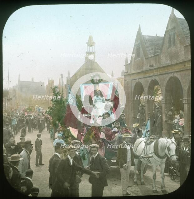 Annual Floral Festival, Chipping Campden, Gloucestershire, 1896. Artist: Henry Taunt.