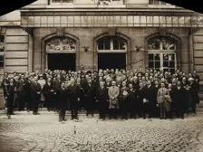 Annual reunion of neurologists at the Salpêtrière hospital, 1926, 1926. Creator: Unknown