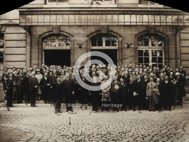 Annual reunion of neurologists at the Salpêtrière hospital, 1926, 1926. Creator: Unknown.