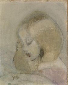 Annuli Reading, 1923. Creator: Helene Schjerfbeck