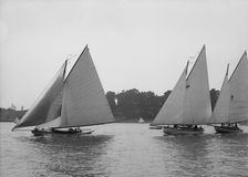 Anoatok, Dragoon, and Acushla, start, I.H. Reg., 1898 July 30. Creator: John S Johnston