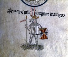 Anonymous of genealogical rolls of the Counts of Barcelona and Kings of Aragon XV century, Mart…