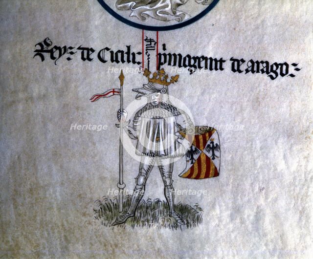 Anonymous of 'genealogical rolls of the Counts of Barcelona and Kings of Aragon' XV century, Mart…