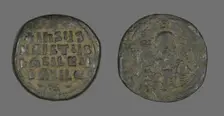 Anonymous Follis (Coin), Attributed to John I Tzimisces, 972-976. Creator: Unknown