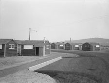 Another view of the newly constructed camp, near McMinnville, Yamhill County, Oregon, 1939. Creator: Dorothea Lange