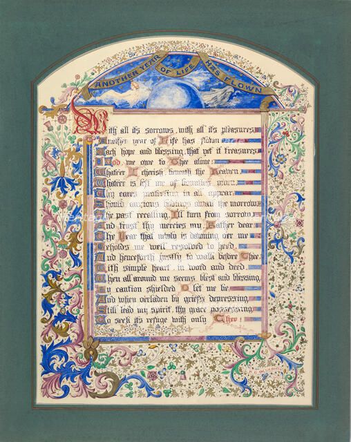 Another Year of Life Has Flown, 1830-62. Creator: Freeman Gage Delamotte.