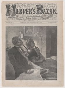 Another Year by the Old Clock (Harper's Bazar, Vol. III), January 1, 1870. Creator: Unknown