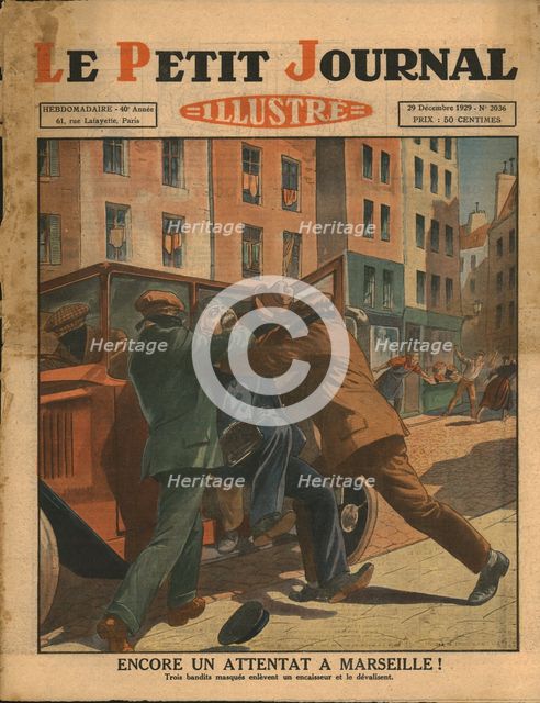 Another attack in Marseille!, 1929. Creator: Unknown.
