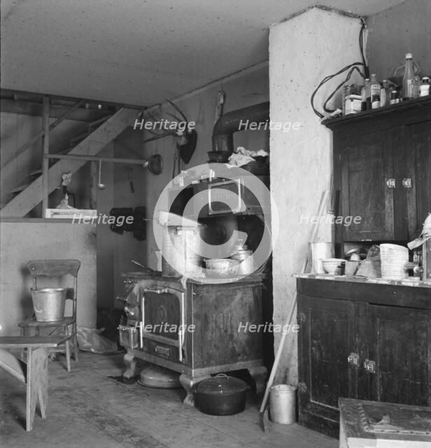Another corner of the Soper kitchen, Willow Creek area, Malheur County, Oregon, 1939. Creator: Dorothea Lange.