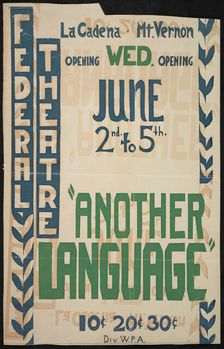 Another Language, California?, [193-]. Creator: Unknown