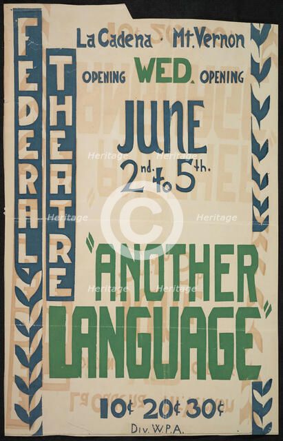 Another Language, California?, [193-]. Creator: Unknown.